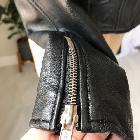 VTG Harley Davidson Cropped Leather Jacket - Picture 8 of 16